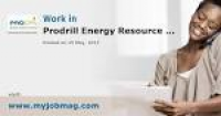 Senior Drilling Engineers at Prodrill Energy Resource Solutions ...