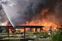 Blaze at Speyside Heather Centre near Grantown on Spey - BBC News