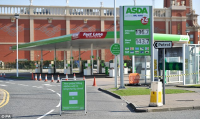 The petrol station at ASDA in