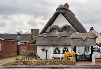 A thatched cottage in Wilstead