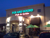 Entrance to Fox & Hound.