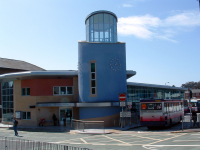 Bridgend's bus station in 2004