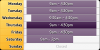 Opening times for NatWest