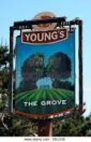 The Grove pub sign, Exmouth, ...