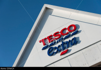 Detail of a tescos extra
