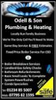 Odell & son plumbing & heating - Plumbing Service - Bedford ...