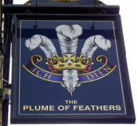 Sign for the Plume of Feathers