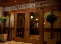 Samphires Restaurant, with its