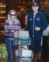 Serious shoppers: The couple