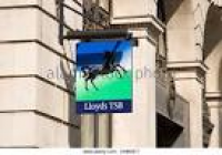 Lloyds TSB bank sign in London ...