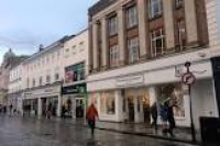 Shops on Pydar Street in the ...