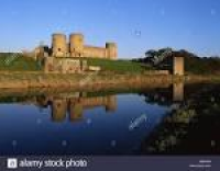 Rhuddlan Castle reflected in ...