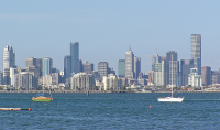 Melbourne skyline in 2007.