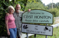 Clyst Honiton: The couple at