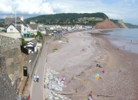 View of Sidmouth looking