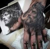 Jesus christ tattoo by Pit Fun www.pittstattoo.com instagram ...