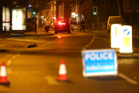 Road closed in Highcliffe