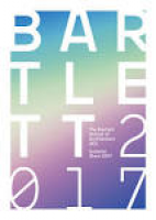Bartlett Summer Show 2017 Book by The Bartlett School of ...