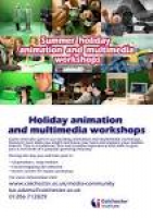 Community and Schools Media Workshops - Colchester Institute