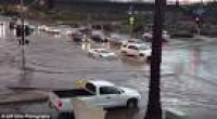 ... massive flood on the San