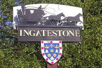 Ingatestone town sign