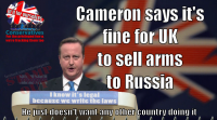 Cameron says it's fine for UK