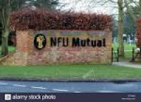 NFU Mutual sign, Stratford-upon-Avon, Warwickshire, England, UK ...