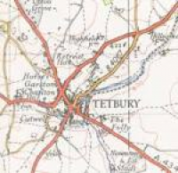A map of Tetbury from 1946