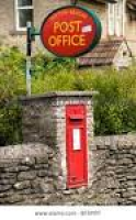 Sutton Benger Post Office Sign and small red letter box, Sutton ...