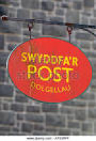 Post Office sign in the Welsh ...