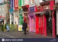 Colourful shops and ...