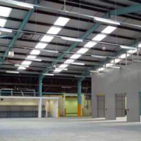 New warehouse lighting scheme.