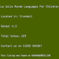 LA JOLIE RONDE LANGUAGES FOR CHILDREN - Farnham - Crondall Primary ...