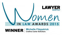 Women In Law Award 2015.