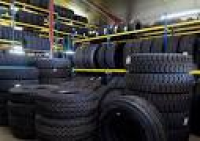 Tyres in the tyre store