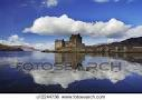 Stock Images of Scotland, Highland, Dornie. View over Loch Duich ...
