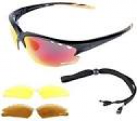 Rapid Eyewear Expert Black Polarised Sunglasses for Sport, With ...