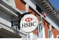 HSBC bank sign, uk - Stock ...