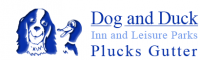 Dog and Duck caravan park logo
