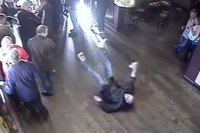 CCTV footage from the pub