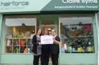 Barrowford hair salon helps Pendleside Hospice - Pendle Today