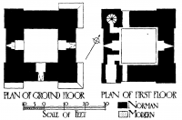 Plan of Clitheroe Castle