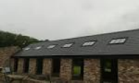 Completed slate roof