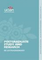 UCLan Postgraduate Prospectus