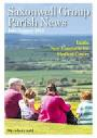 Saxonwell Group Parish News ...