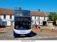 Bus in the town of Spilsby, ...