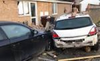Car takes out bus stop and wall before ploughing into Lincoln home