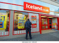 Iceland supermarket store in