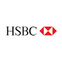 HSBC bank logo / sign, London, ...
