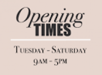 Top to toe Logo. Opening times